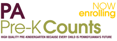 PA Pre-K Counts: High Quality Pre-Kindergarten because every child is Pennsylvania's future.