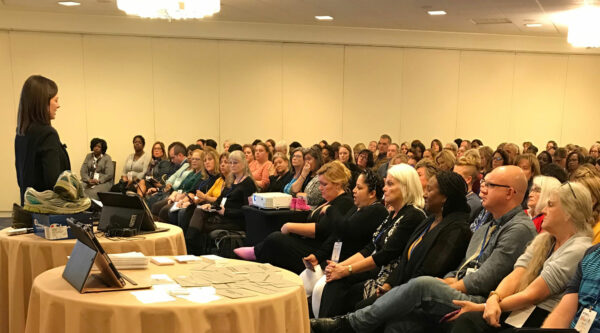 ECYEH Region 2 Supervisor Kristen Hoffa presents at the National Association for the Education of Homeless Children and Youth Conference