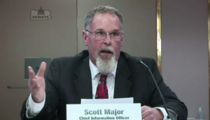Scott Major speaking at Public Hearing